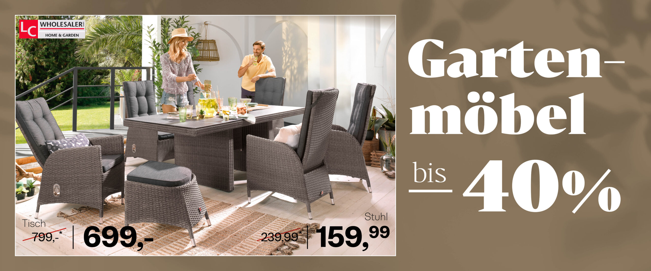 Gartenmöbel bis -40%