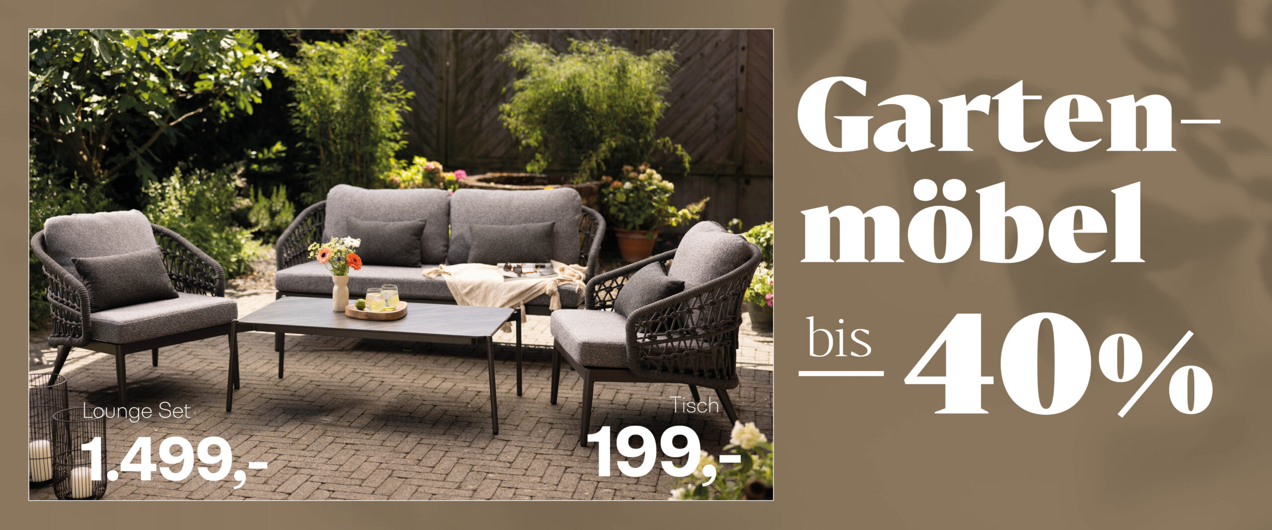 Gartenmöbel bis -40%